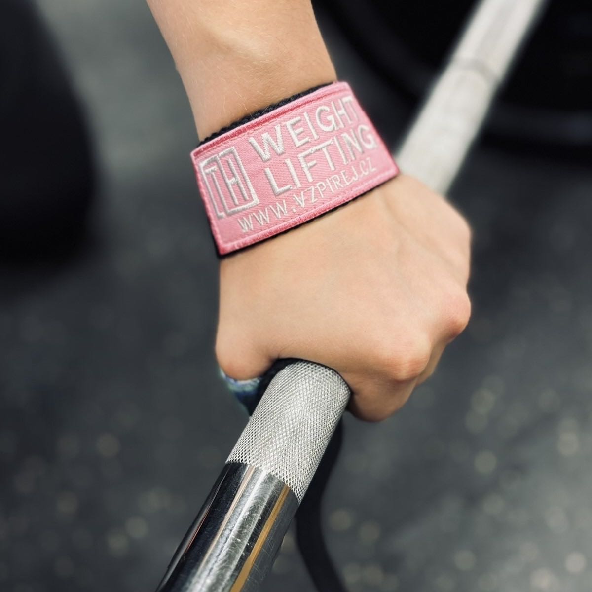 Fitness trhačky růžové 1